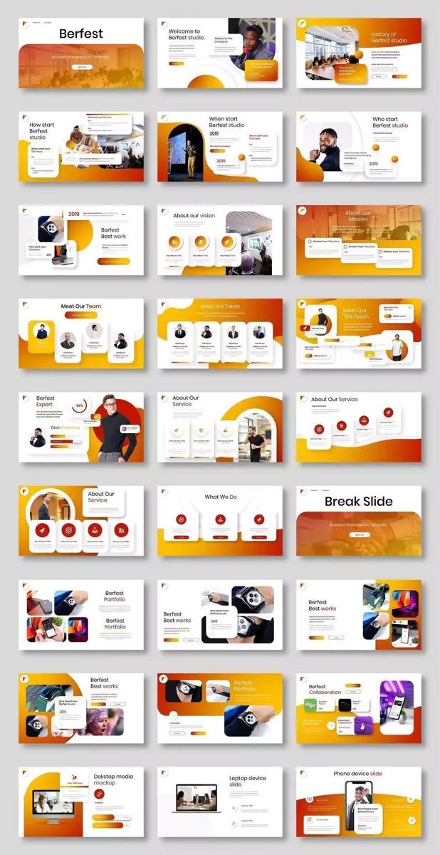 Business Presentation Deck